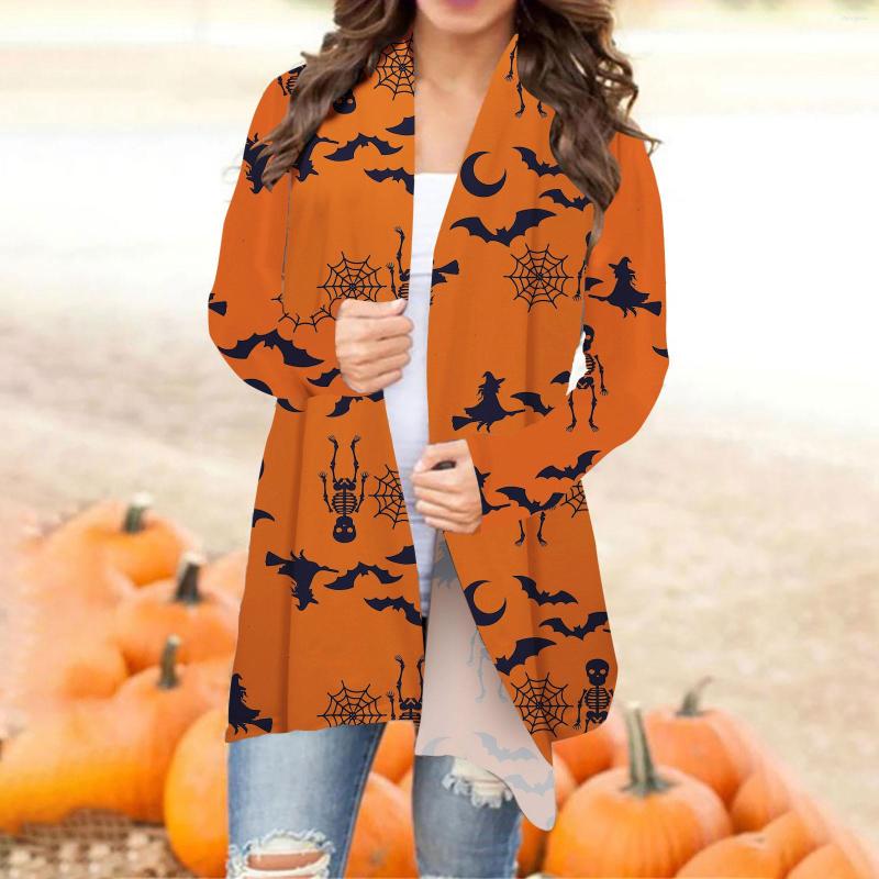 Women' Jackets Women Halloween Bat Print Open Long Sleeve Cardigan Pleated Loose Coat Outerwear For Fleece Petite, Orange
Women' Jackets Women Halloween Bat Print Open Long Sleeve Cardigan Pleated Loose Coat Outerwear For Fleece Petite, Orange