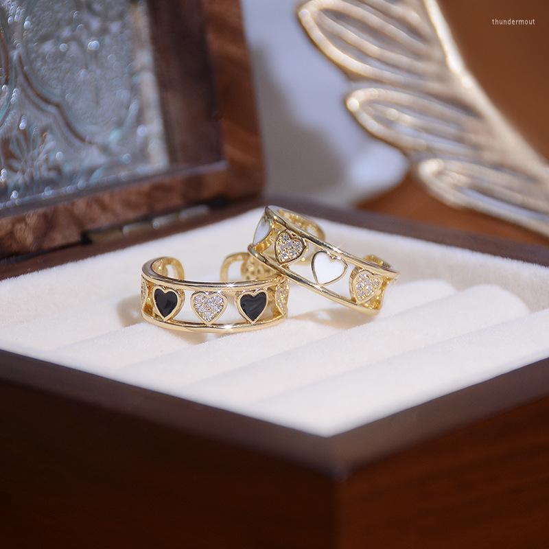 Cluster Rings 2023 Sight Fashion Brand Jewelry Crystal Heart Open For Women Luxury Engagement Hollow Gift
Cluster Rings 2023 Sight Fashion Brand Jewelry Crystal Heart Open For Women Luxury Engagement Hollow Gift