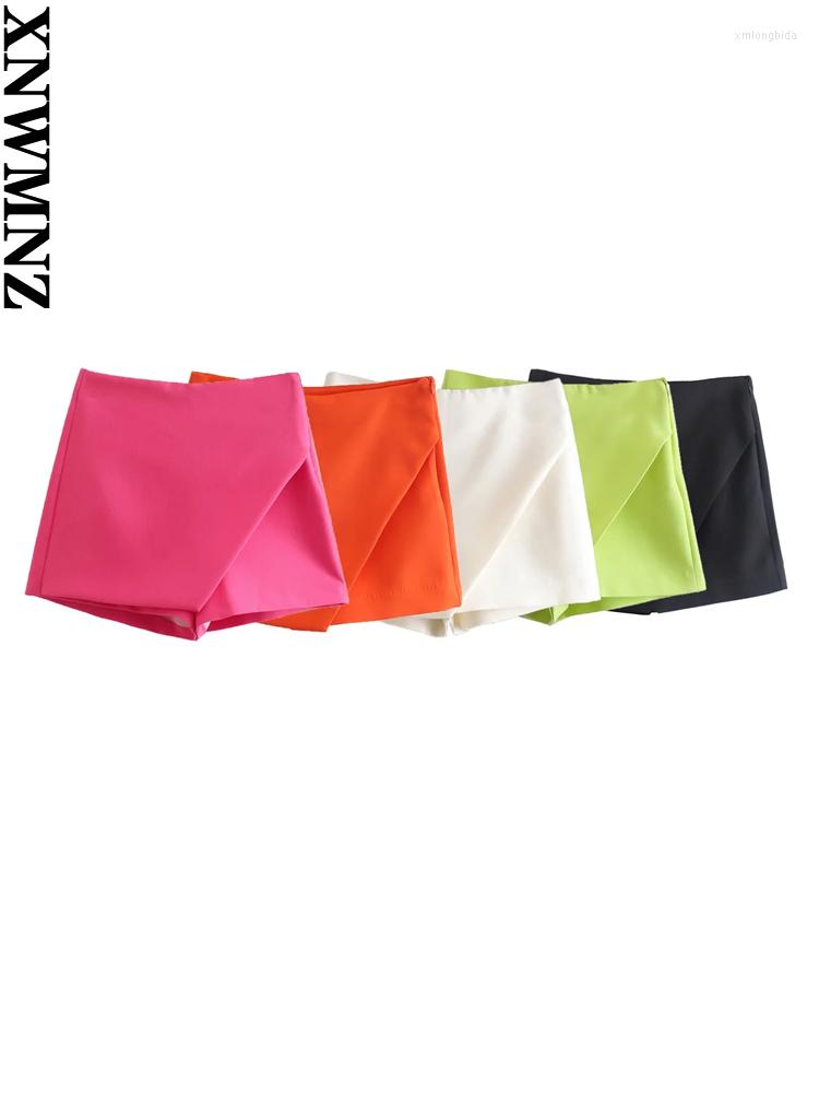 Skirts XNWMNZ 2023 Women Fashion Simple Asymmetric Shorts Skirt Retro High Waist Side Zipper Female Skort Mujer, Black
Skirts XNWMNZ 2023 Women Fashion Simple Asymmetric Shorts Skirt Retro High Waist Side Zipper Female Skort Mujer, Black