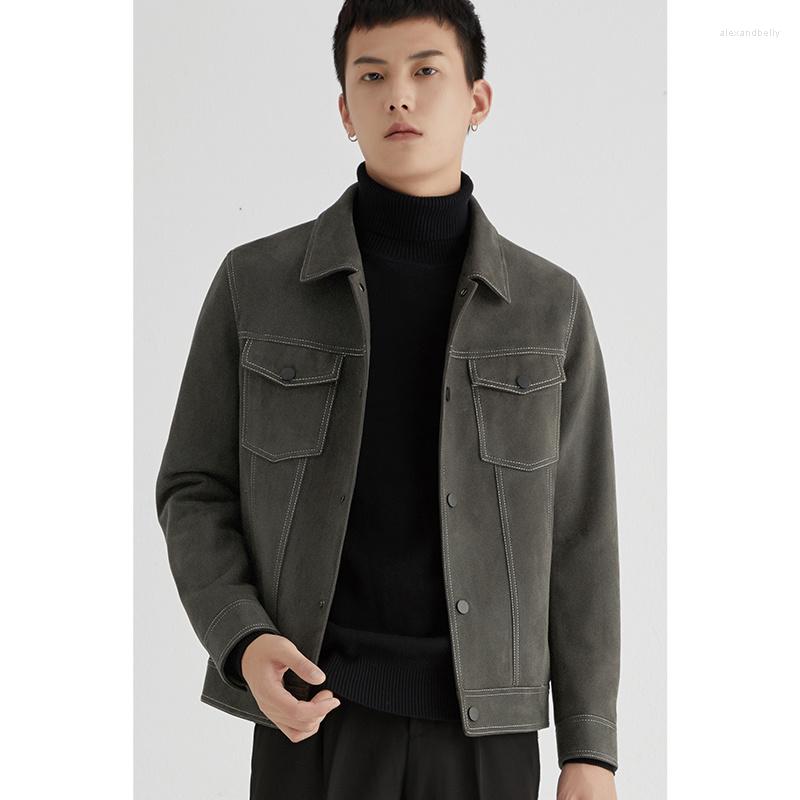 Men's Jackets Autumn 2023 Winter Fashion Men's Suede Leather Jacket Slim Biker Motorcycle Coat Outwear Men Streetwear Casual Coats B324, Black
Men's Jackets Autumn 2023 Winter Fashion Men's Suede Leather Jacket Slim Biker Motorcycle Coat Outwear Men Streetwear Casual Coats B324, Black