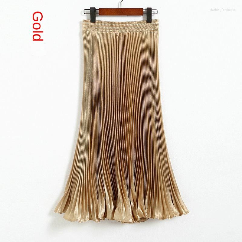 Skirts Fashion 2023 Metallic Luster Polyester Pleated Skirt Original Single Long Spun Silk With Smooth Surface, Black
Skirts Fashion 2023 Metallic Luster Polyester Pleated Skirt Original Single Long Spun Silk With Smooth Surface, Black