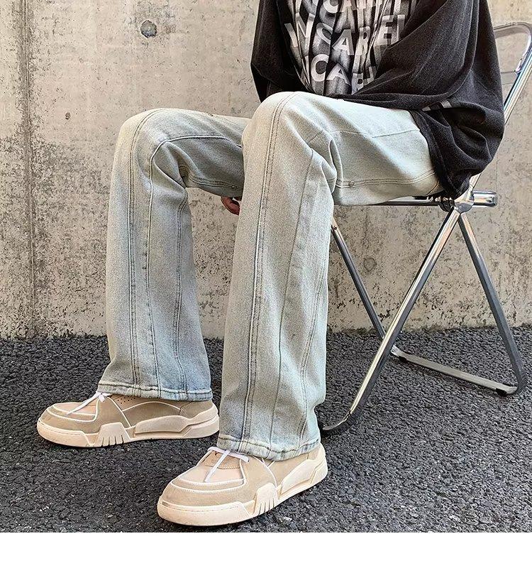 Men's Jeans American Vibe Style Pants Ins High Street Trendy Brand Washed Retro Men's Slim-fit Micro-launched Straight-leg Overalls, Yellow
Men's Jeans American Vibe Style Pants Ins High Street Trendy Brand Washed Retro Men's Slim-fit Micro-launched Straight-leg Overalls, Yellow