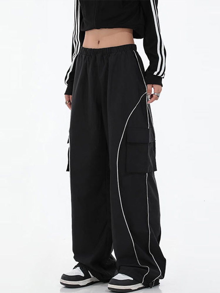 Women's Pants s Y2K Drawstring Loose Cargo 2023 Spring Low Waist Mopping Sweatpant Trousers Female Streetwear Wide Leg Joggers 230419, 05 gray 
Women's Pants s Y2K Drawstring Loose Cargo 2023 Spring Low Waist Mopping Sweatpant Trousers Female Streetwear Wide Leg Joggers 230419, 05 gray