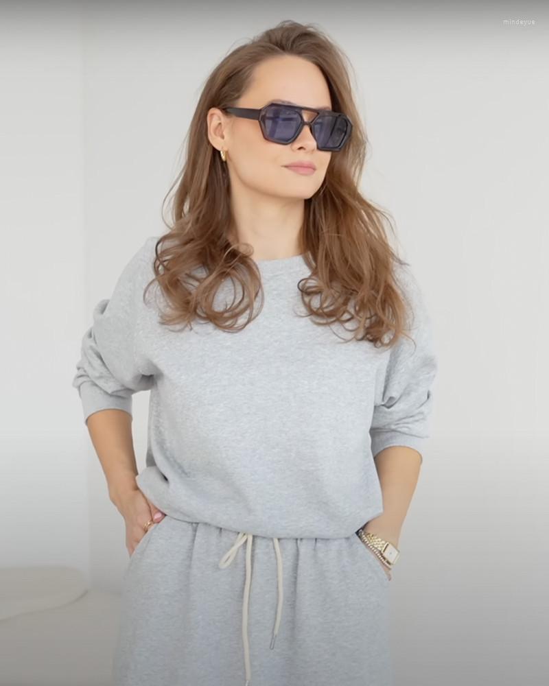 Work Dresses Casual Loose Sweater Dress Suit Fashion Ladies 2023 Spring And Autumn Style