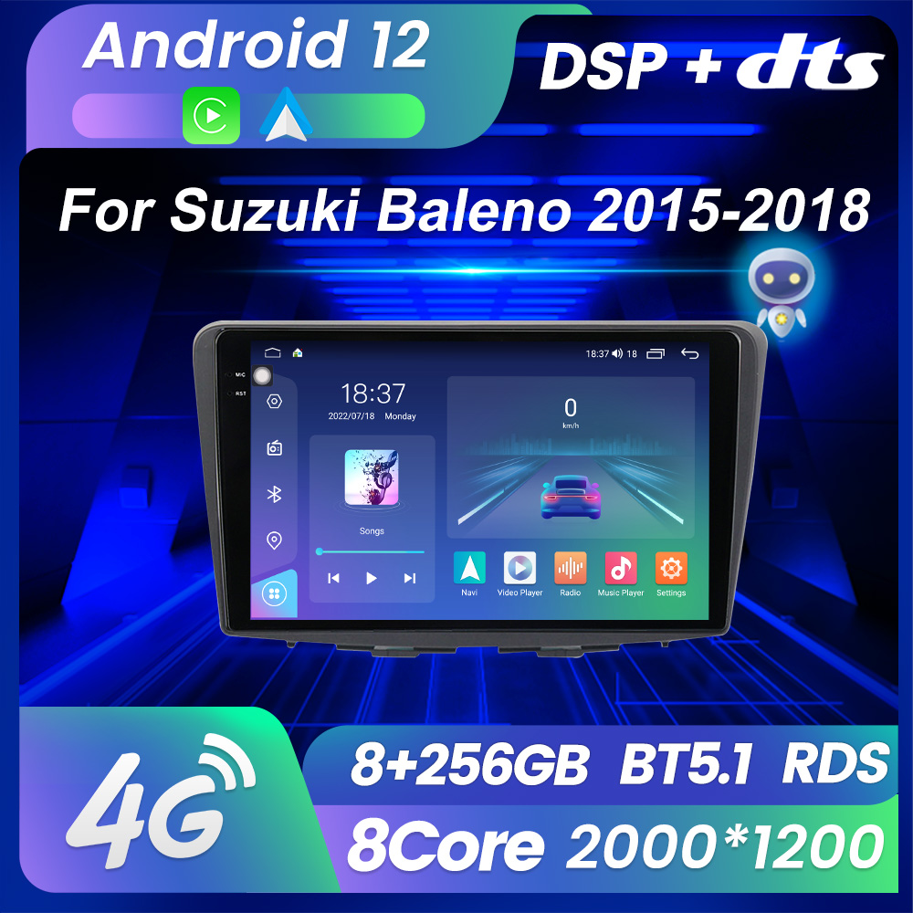 Android12 Car Dvd Radio Stereo Multimedia Video Player for Suzuki Baleno 2015-2018 GPS Navigation Carplay Auto 2Din Head Unit
Android12 Car Dvd Radio Stereo Multimedia Video Player for Suzuki Baleno 2015-2018 GPS Navigation Carplay Auto 2Din Head Unit
