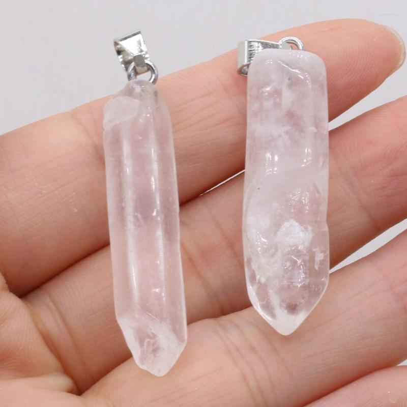 Pendant Necklaces Clear Quartz Irregular Shape Natural Stone Semi-Precious Crystal DIY Necklace Earrings Jewelry Accessories
Pendant Necklaces Clear Quartz Irregular Shape Natural Stone Semi-Precious Crystal DIY Necklace Earrings Jewelry Accessories