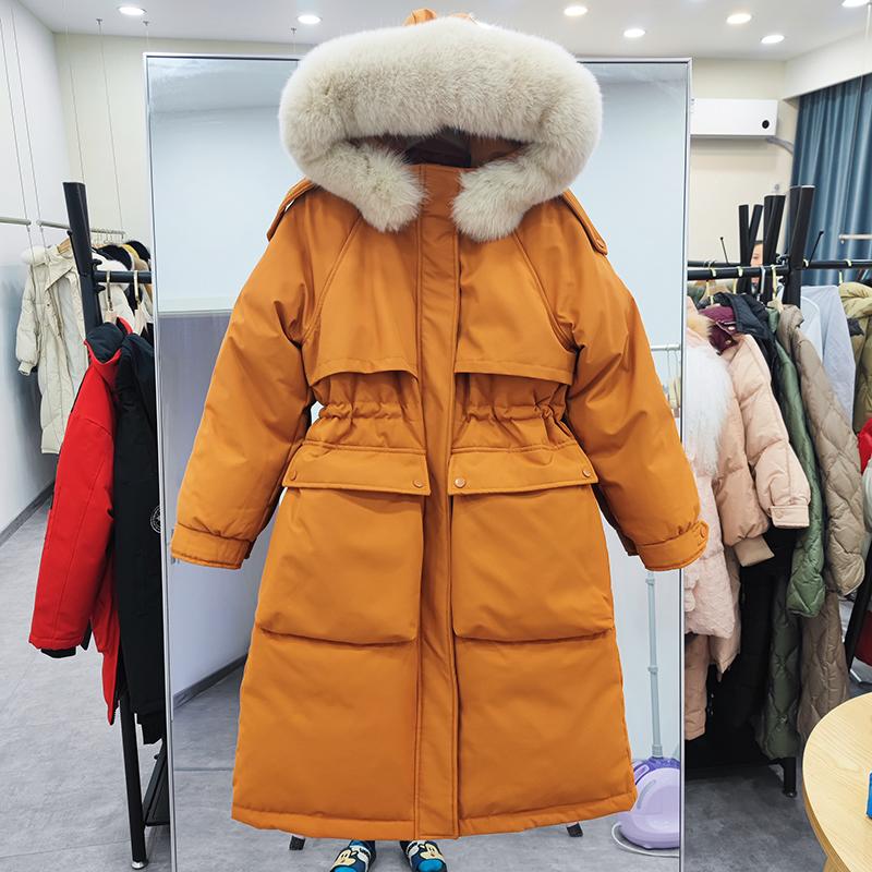 Parkas Fitaylor Winter Real Fur Hooded Jacket 90% White Duck Down Coat Casual Big Pocket Thick Parkas Loose Jackets Warm Snow Outwear, Black
Parkas Fitaylor Winter Real Fur Hooded Jacket 90% White Duck Down Coat Casual Big Pocket Thick Parkas Loose Jackets Warm Snow Outwear, Black