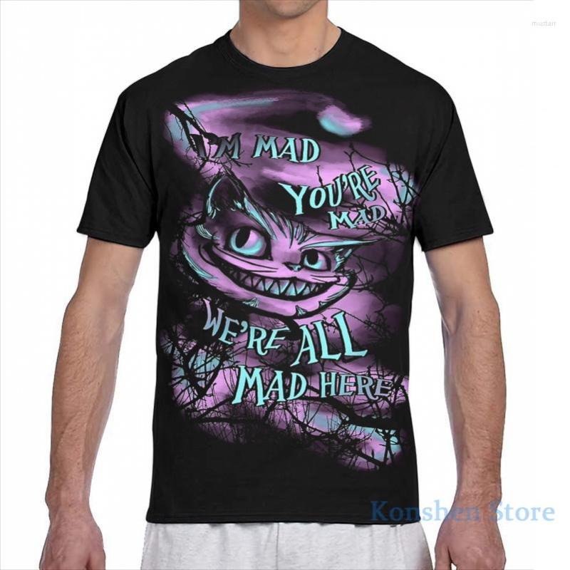 Men's T Shirts We're All Mad Here(4) Men T-Shirt Women Over Print Fashion Girl Shirt Boy Tops Tees Short Sleeve Tshirts, 2-men
Men's T Shirts We're All Mad Here(4) Men T-Shirt Women Over Print Fashion Girl Shirt Boy Tops Tees Short Sleeve Tshirts, 2-men