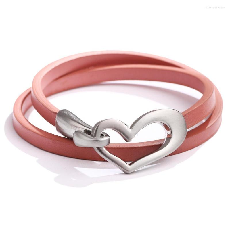 Charm Bracelets Vintage Leather Bracelet / Collar Necklace Heart Women's Pink Blue Wrap
Charm Bracelets Vintage Leather Bracelet / Collar Necklace Heart Women's Pink Blue Wrap