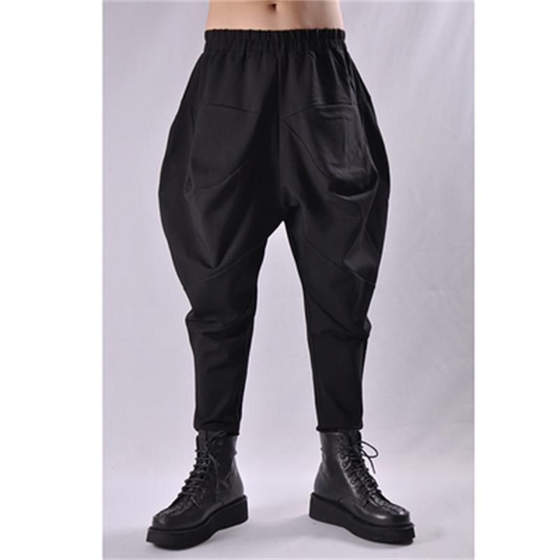 Men' Pants Dark Autumn And Winter Men Small Feet Harem Loose Elastic Casual Personality Drum Hips Low Crotch JodhpursMen, Black
Men' Pants Dark Autumn And Winter Men Small Feet Harem Loose Elastic Casual Personality Drum Hips Low Crotch JodhpursMen, Black