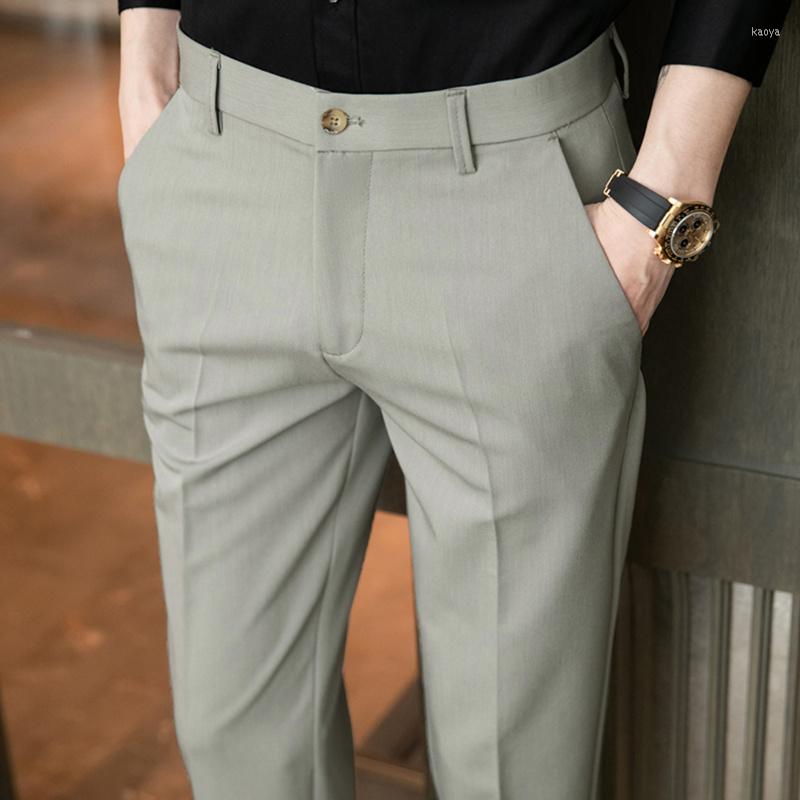 Men's Suits 2023 Spring And Summer Slim Fit Ankle-length Suit Pants Men's Simple Business Office Trousers Formal 36, Khaki
Men's Suits 2023 Spring And Summer Slim Fit Ankle-length Suit Pants Men's Simple Business Office Trousers Formal 36, Khaki