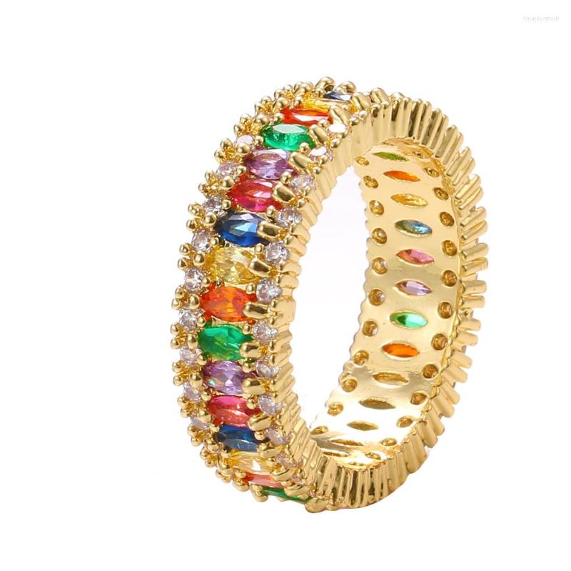 Cluster Rings Bettyue Noble Bohemia Style Ring For Women&Girls Exquisite Colorful Zirconia Decoration Bridal Party Fine Jewelry
Cluster Rings Bettyue Noble Bohemia Style Ring For Women&Girls Exquisite Colorful Zirconia Decoration Bridal Party Fine Jewelry