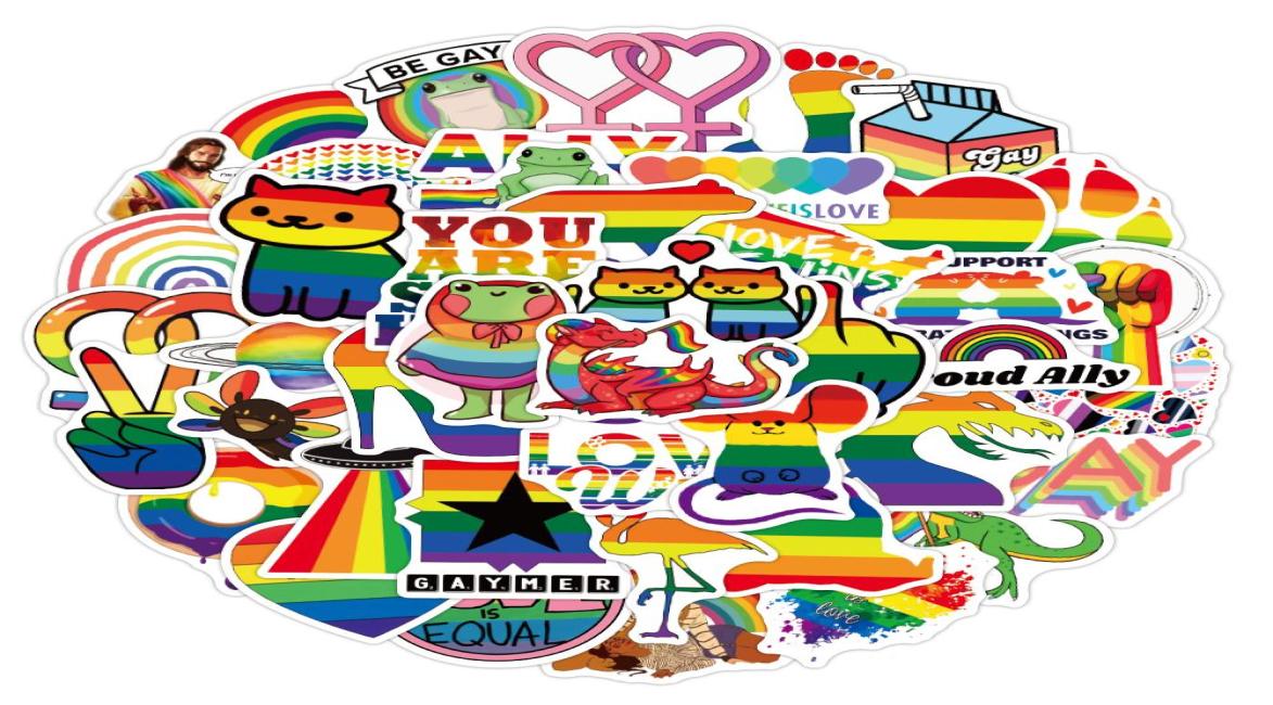 50Pcs Gay Pride Stickers LGBTQ Rainbow Graffiti Kids Toy Skateboard car Motorcycle Bicycle Sticker Decals9591557, Black
50Pcs Gay Pride Stickers LGBTQ Rainbow Graffiti Kids Toy Skateboard car Motorcycle Bicycle Sticker Decals9591557, Black
