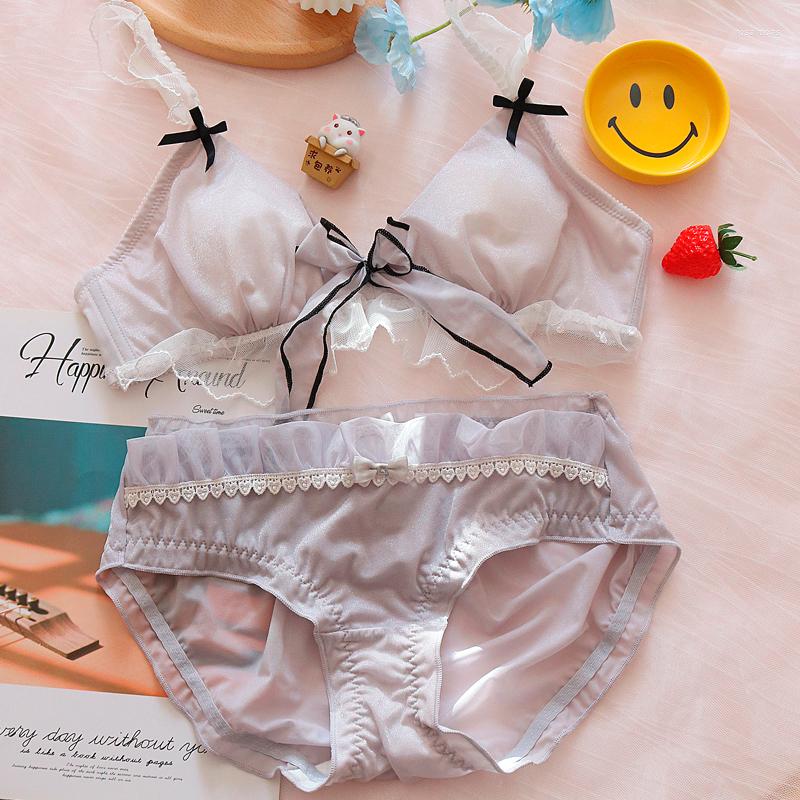 Bras Sets Lace Lingerie Female Ears Romantic Big Bow Girl Bra Set Wirefree Comfortable Ladies Bralette Underwear, As picture show
Bras Sets Lace Lingerie Female Ears Romantic Big Bow Girl Bra Set Wirefree Comfortable Ladies Bralette Underwear, As picture show