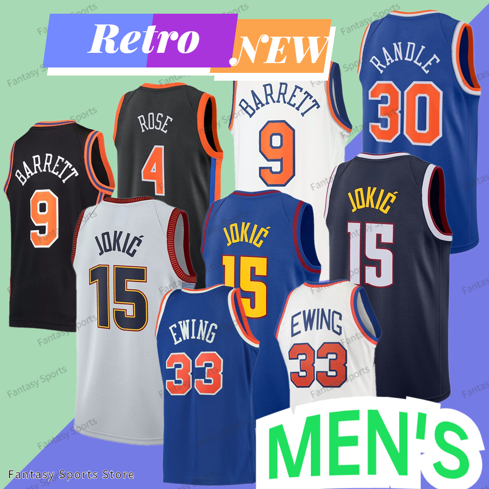 Patrick 33 Ewing Jersey Retro Jokic Basketball Jamal 27 Murray Julius 30 Randle Nikola Derrick 4 Rose Jerseys New Vintage Shirts, Men jesery
Patrick 33 Ewing Jersey Retro Jokic Basketball Jamal 27 Murray Julius 30 Randle Nikola Derrick 4 Rose Jerseys New Vintage Shirts, Men jesery