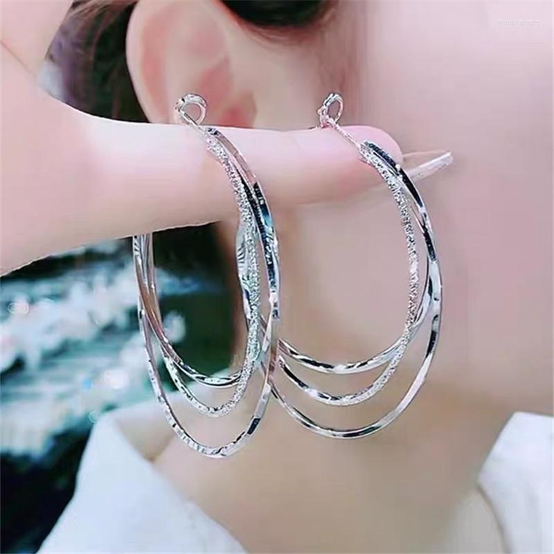 Hoop Earrings Women Exaggerated Fashion Solid Color Temperament Triple Circle Shape Metal Material Jewelry Accessories Gifts
Hoop Earrings Women Exaggerated Fashion Solid Color Temperament Triple Circle Shape Metal Material Jewelry Accessories Gifts