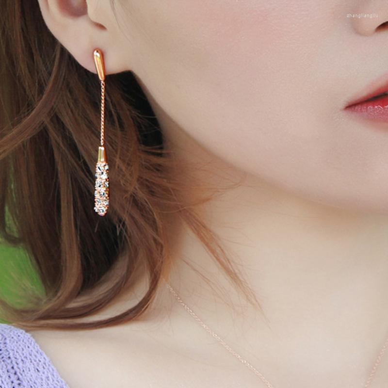 Dangle Earrings Women's Show Face Slim Rhinestone Inlaid Long Temperament Personality 2023
Dangle Earrings Women's Show Face Slim Rhinestone Inlaid Long Temperament Personality 2023