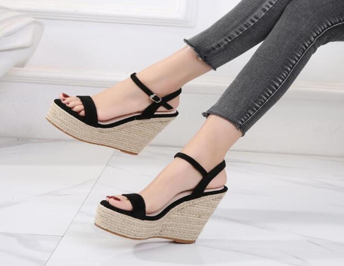 Plus size Women suede wedge Sandals Ankle Strap Genuine Leather open toes platform Super High heel Sandals Buckle Strap sexy lady 3093745, Green
Plus size Women suede wedge Sandals Ankle Strap Genuine Leather open toes platform Super High heel Sandals Buckle Strap sexy lady 3093745, Green