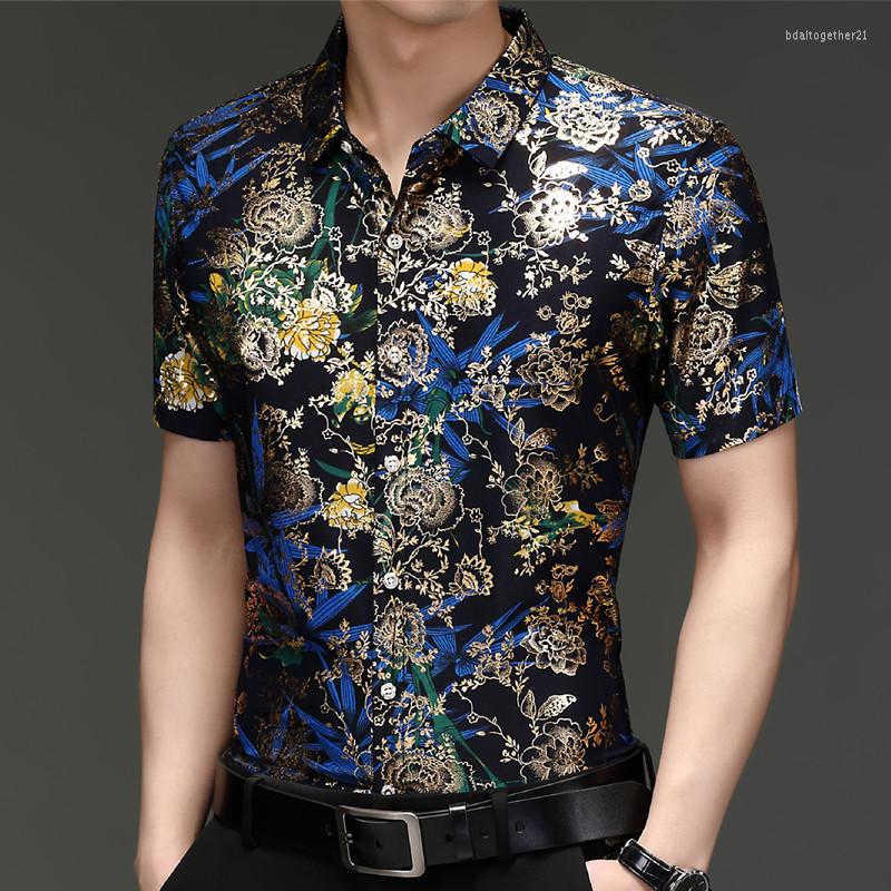 Men's Casual Shirts Summer Gilded Printed Noble Men Hawaiian Soft Thin Slim Quick Dry Luxury Short Sleeve Beach Shirt Lapels Top Homme, Blue
Men's Casual Shirts Summer Gilded Printed Noble Men Hawaiian Soft Thin Slim Quick Dry Luxury Short Sleeve Beach Shirt Lapels Top Homme, Blue
