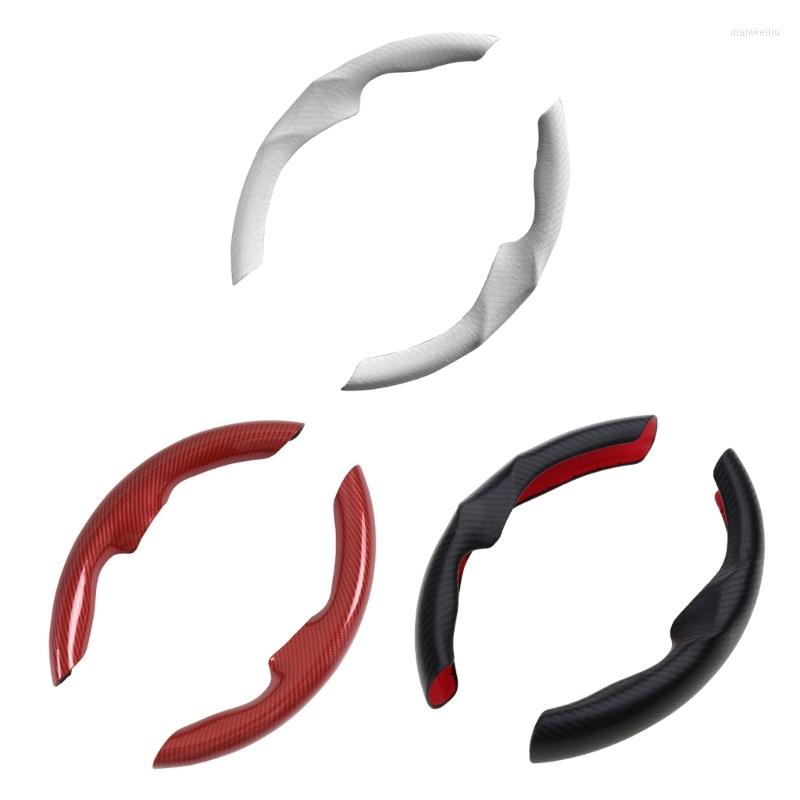 Steering Wheel Covers Car Soft Leather Carbon Fiber Cover Four-Seasons Universal Fits For Model 3 Y Vehicles Sedans SUVs Trucks
Steering Wheel Covers Car Soft Leather Carbon Fiber Cover Four-Seasons Universal Fits For Model 3 Y Vehicles Sedans SUVs Trucks