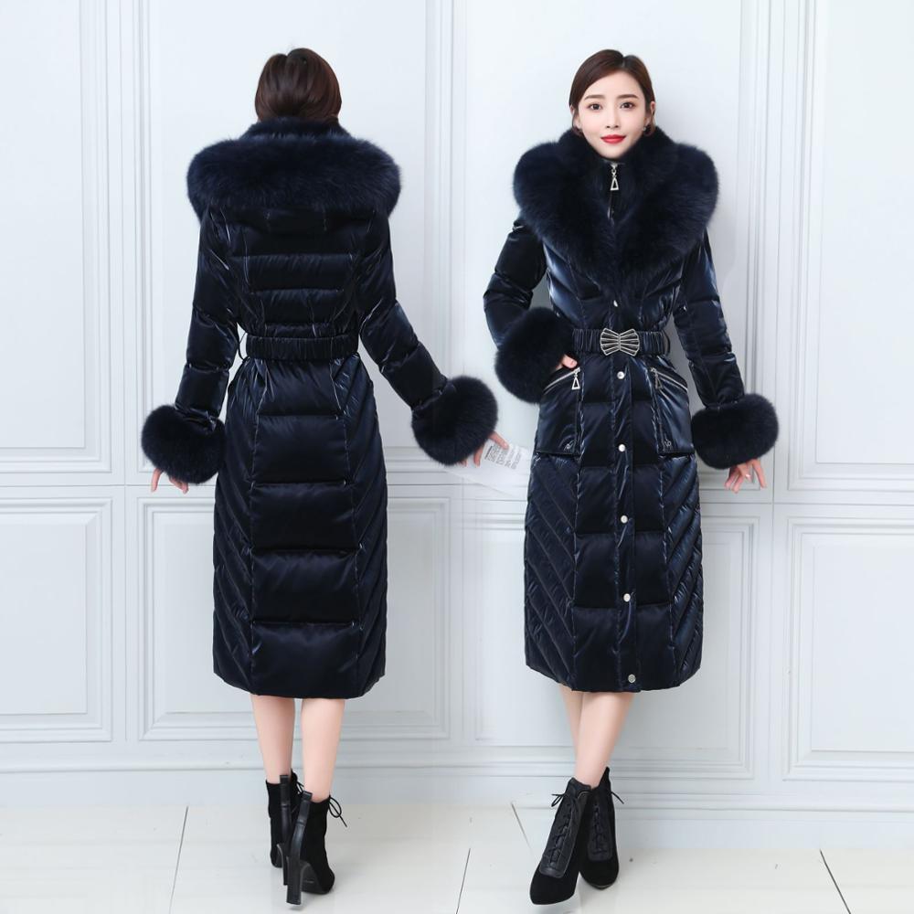 Parkas S 4XL Winter Fake Two Pieces Long Shiny Down Coat Female Thick Warm Waterproof Fluffy Down Fur Coats Real Fox Fur Hooded Parkas, Black
Parkas S 4XL Winter Fake Two Pieces Long Shiny Down Coat Female Thick Warm Waterproof Fluffy Down Fur Coats Real Fox Fur Hooded Parkas, Black
