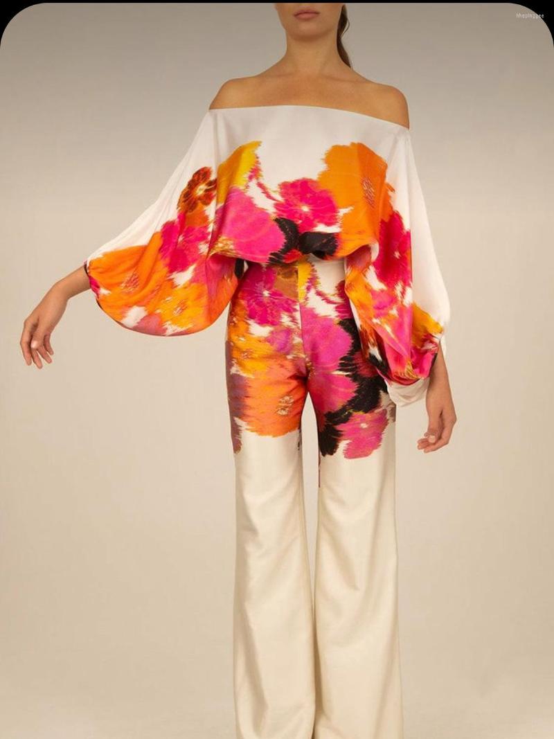 Women's Two Piece Pants Women's Wide Leg Set 2023 Slim And Casual Style Off Shoulder Top
Women's Two Piece Pants Women's Wide Leg Set 2023 Slim And Casual Style Off Shoulder Top