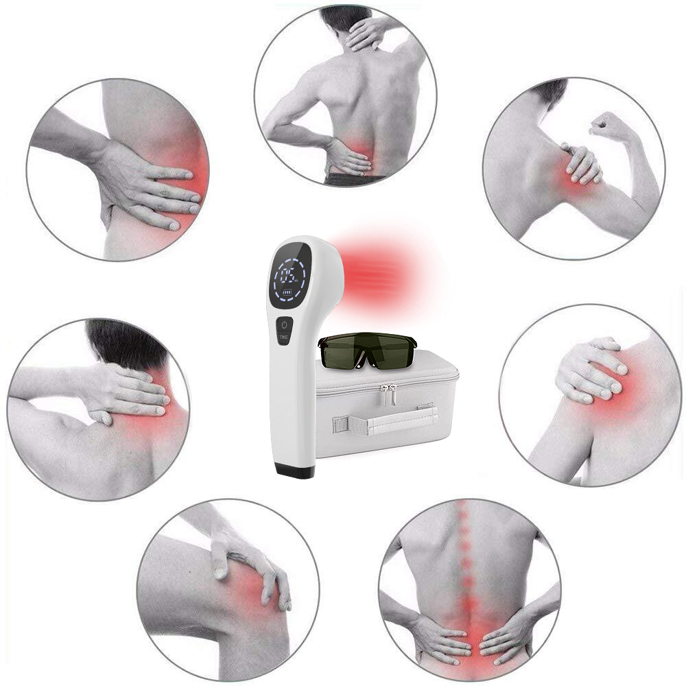 

Head Massager Body Pain Laser Therapy Device LLLT Physiotherapy Equipment for Knee Arm Shoulder Arthritis Wound Healing Tennis Elbow 230419