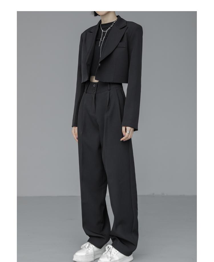 Pants Loose Women Full Sleeve Short Blazers Jackets Pants Suits Female Casual OL Quality Trouser 2 Pieces Set 2022 Spring Autumn W284, Pant only
Pants Loose Women Full Sleeve Short Blazers Jackets Pants Suits Female Casual OL Quality Trouser 2 Pieces Set 2022 Spring Autumn W284, Pant only