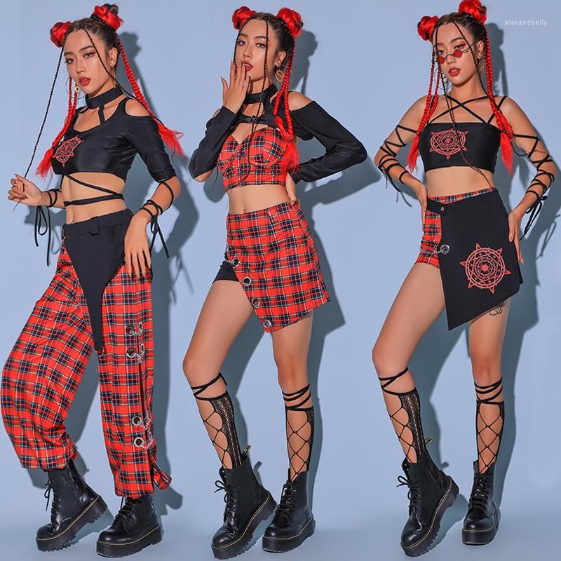 Stage Wear Jazz Costume Women Korean Dance Women's Group Performance Dress Singing Plaid Suit Practice, Shorts 3 pieces set
Stage Wear Jazz Costume Women Korean Dance Women's Group Performance Dress Singing Plaid Suit Practice, Shorts 3 pieces set