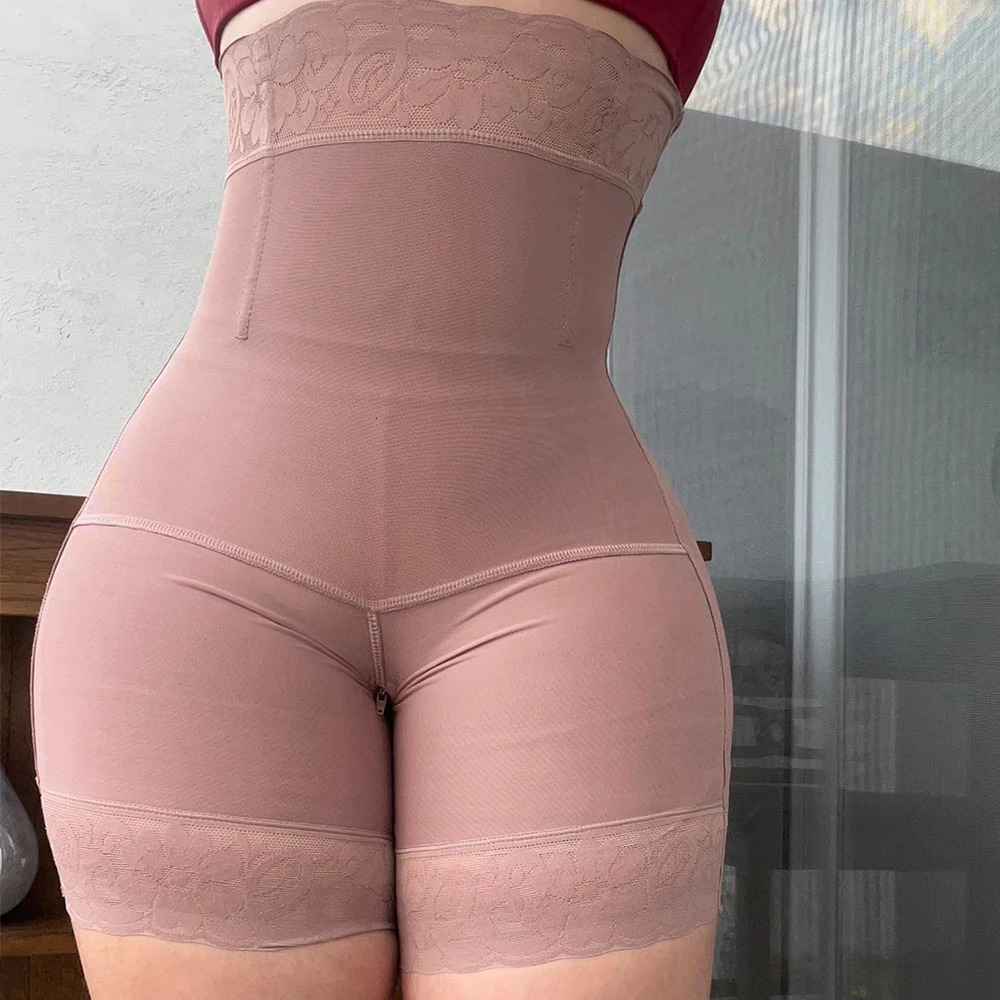 Waist Tummy Shaper For Women Slimming Butt Lifter Control Panty with Detachable Adjustment Strap Lingerie Colombian Shaperwear Corset Leggings 231120