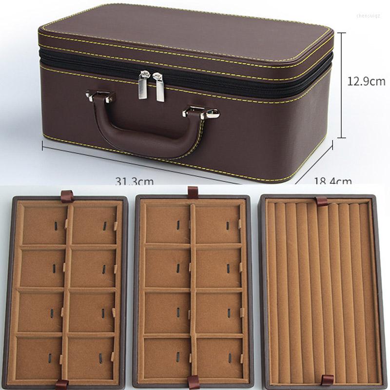 Jewelry Pouches Leather Detachable High Level Necklace Ring Bracelets Organizer Box Portable Travel Storage Suitcase Available
Jewelry Pouches Leather Detachable High Level Necklace Ring Bracelets Organizer Box Portable Travel Storage Suitcase Available