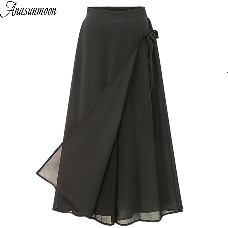 Women's Pants s ANASUNMOON Summer European Style Plus Size 5XL Women Trousers Casual Loose Chiffon Calf Length Black Wide Leg Ladies Pant 230419
Women's Pants s ANASUNMOON Summer European Style Plus Size 5XL Women Trousers Casual Loose Chiffon Calf Length Black Wide Leg Ladies Pant 230419