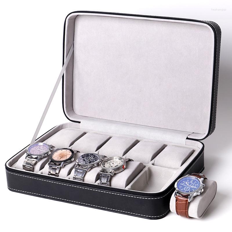Watch Boxes 6 10 12 Slots Zipper Travel Box Leather Display Case Organizer Jewelry Storage Container For Women Men
Watch Boxes 6 10 12 Slots Zipper Travel Box Leather Display Case Organizer Jewelry Storage Container For Women Men