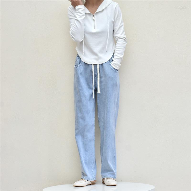 Women's Jeans Loose Cotton For Women Drawstring Waist Pockets Summer Denim Harem Pants Female Casual Trousers Jean P032, Sky blue
Women's Jeans Loose Cotton For Women Drawstring Waist Pockets Summer Denim Harem Pants Female Casual Trousers Jean P032, Sky blue