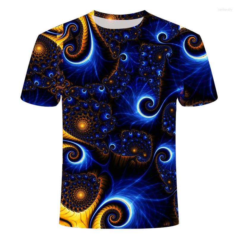 

Men's T Shirts Summer Three-dimensional 3D Vortex T-shirt Men Women Fashion Shirt Short Sleeve Harajuku Hip Hop Cute Tshirt, Picture color