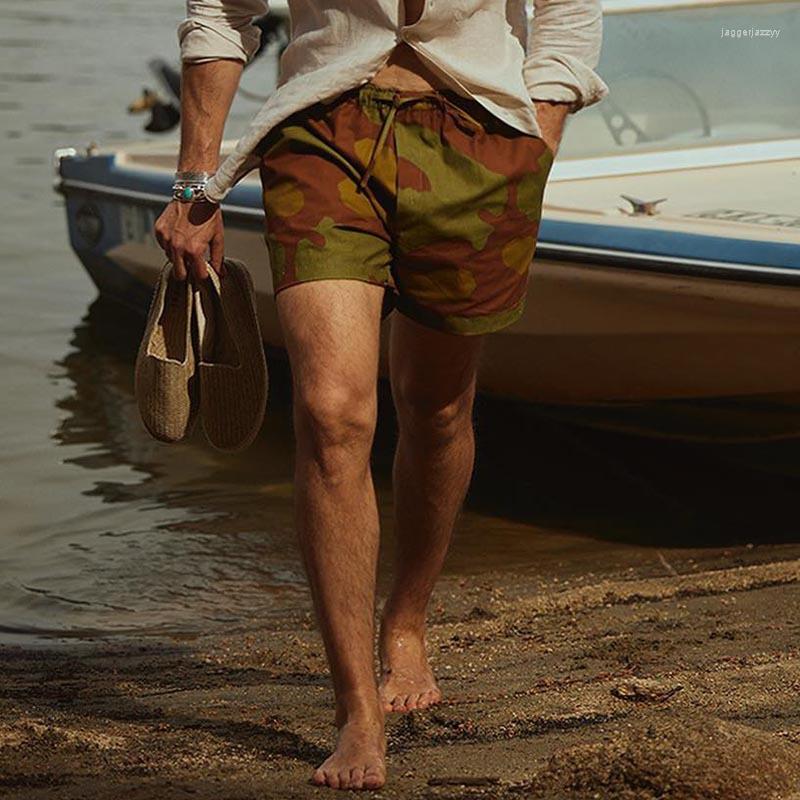 Men' Shorts Vintage Camouflage Print Beach Seaside Men' Summer Loose Drawstring Tie-up Casual Short Pant Men Vacation, 01 camuflagem
Men' Shorts Vintage Camouflage Print Beach Seaside Men' Summer Loose Drawstring Tie-up Casual Short Pant Men Vacation, 01 camuflagem