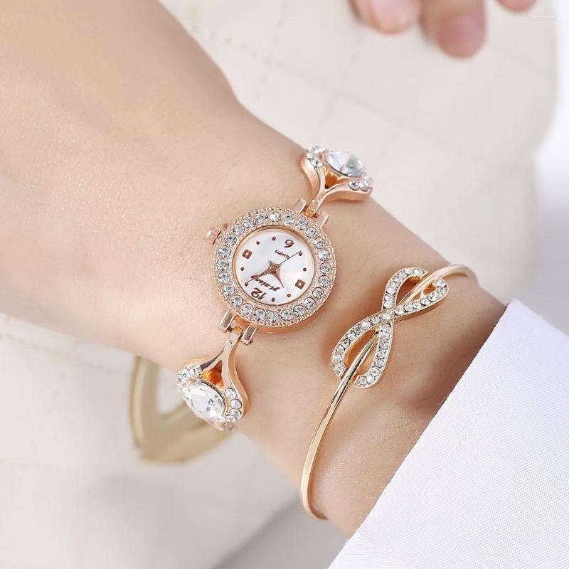 Wristwatches Main Push Small Dial-encrusted Diamond Watch Schoolgirl Korean Version Of The Trend Bracelet A Large Steel Chain
Wristwatches Main Push Small Dial-encrusted Diamond Watch Schoolgirl Korean Version Of The Trend Bracelet A Large Steel Chain