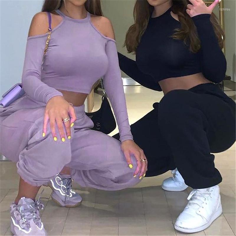 Women' Two Piece Pants Ladies 2023 Autumn Jogger Sets Hollow Sexy Long Sleeve Crop Top Solid Drawstring Sweatpants Lounge Homewear, Black
Women' Two Piece Pants Ladies 2023 Autumn Jogger Sets Hollow Sexy Long Sleeve Crop Top Solid Drawstring Sweatpants Lounge Homewear, Black