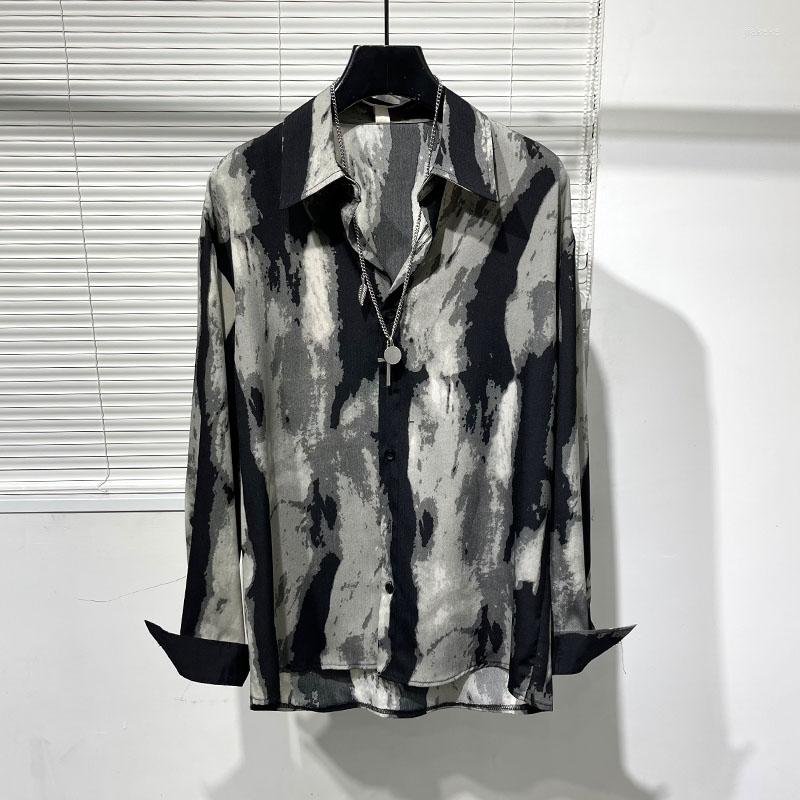 Men's Casual Shirts Spring And Summer Thin Original Personality Irregular Print Loose Free Ironing Men's Fashion Draping Large Size, Black
Men's Casual Shirts Spring And Summer Thin Original Personality Irregular Print Loose Free Ironing Men's Fashion Draping Large Size, Black