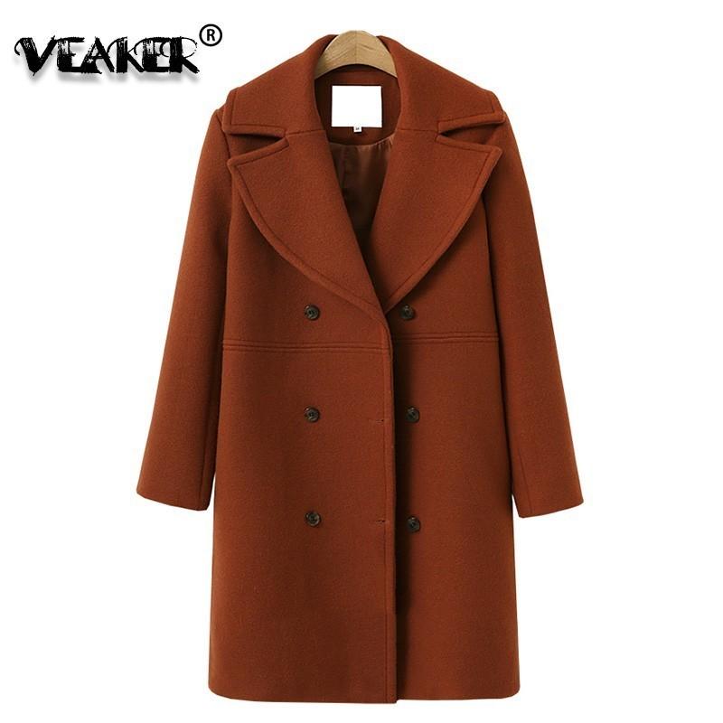 Fur Winter Woman Coat Female 2018 Long Thick Jacket Autumn Women' Thin Windbreaker Cashmere Coat Women Warm Woolen Solid Overcoat, Brown
Fur Winter Woman Coat Female 2018 Long Thick Jacket Autumn Women' Thin Windbreaker Cashmere Coat Women Warm Woolen Solid Overcoat, Brown