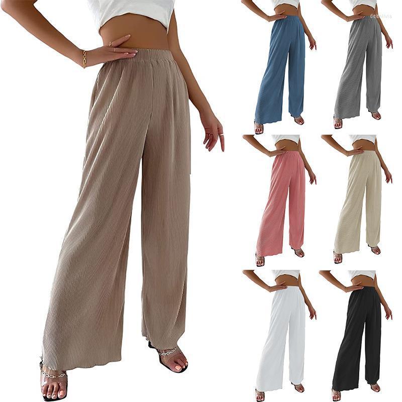 Women' Pants Summer Women Casual Loose Solid Pleated Wide Leg Sports Breathable Trousers Bermuda Pant Gray Streetwear, Beige
Women' Pants Summer Women Casual Loose Solid Pleated Wide Leg Sports Breathable Trousers Bermuda Pant Gray Streetwear, Beige