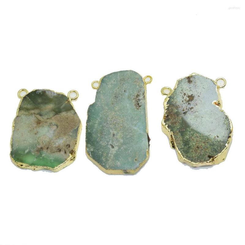 Pendant Necklaces Raw Chrysoprase Natural Slice Charm For Necklace 2 Loop Chakra Slab Random Australian Stone Connector Women 2023
Pendant Necklaces Raw Chrysoprase Natural Slice Charm For Necklace 2 Loop Chakra Slab Random Australian Stone Connector Women 2023