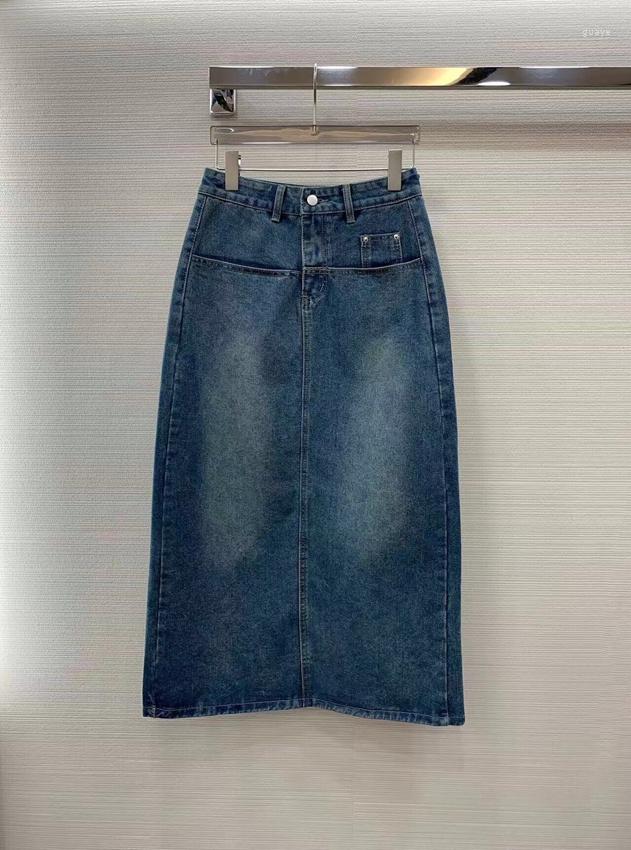 Skirts 2023 Women Fashion Sexy Casual Pocket Back Split Hip Wrap Slim Dress High Waist Skirt 0404
Skirts 2023 Women Fashion Sexy Casual Pocket Back Split Hip Wrap Slim Dress High Waist Skirt 0404