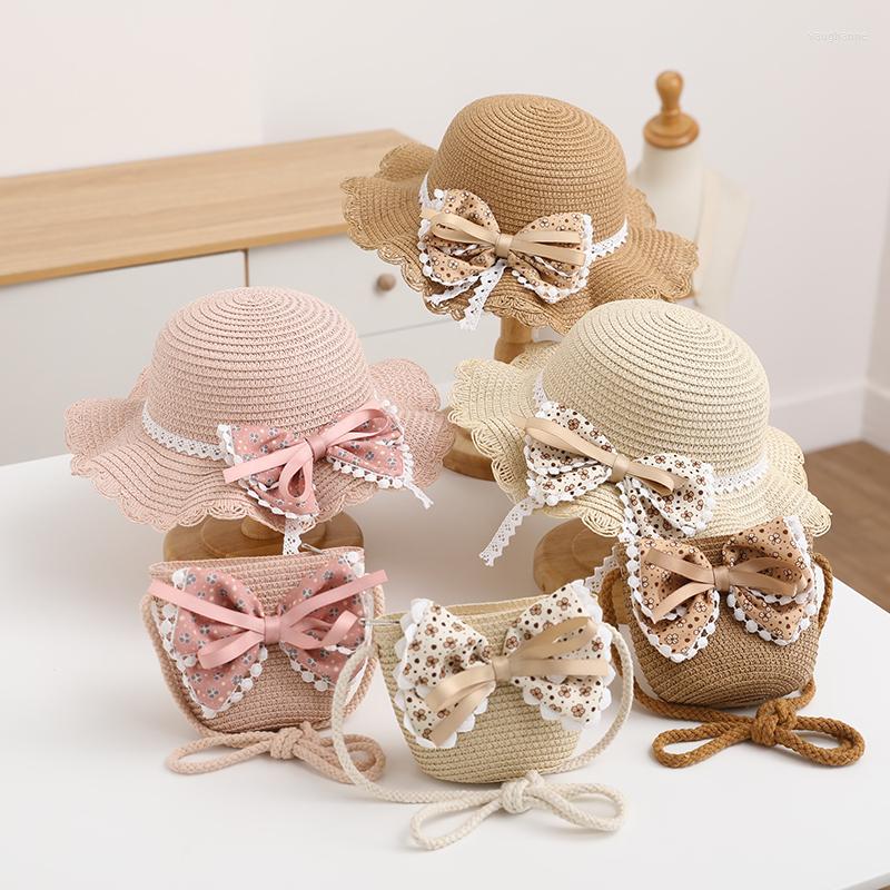 Wide Brim Hats Summer Sun Hat Girls Sweet Lovely Bow Straw Bag 2 Pc Set Baby Kids Travel Protection Beach Child For 2-8 Years, Green
Wide Brim Hats Summer Sun Hat Girls Sweet Lovely Bow Straw Bag 2 Pc Set Baby Kids Travel Protection Beach Child For 2-8 Years, Green