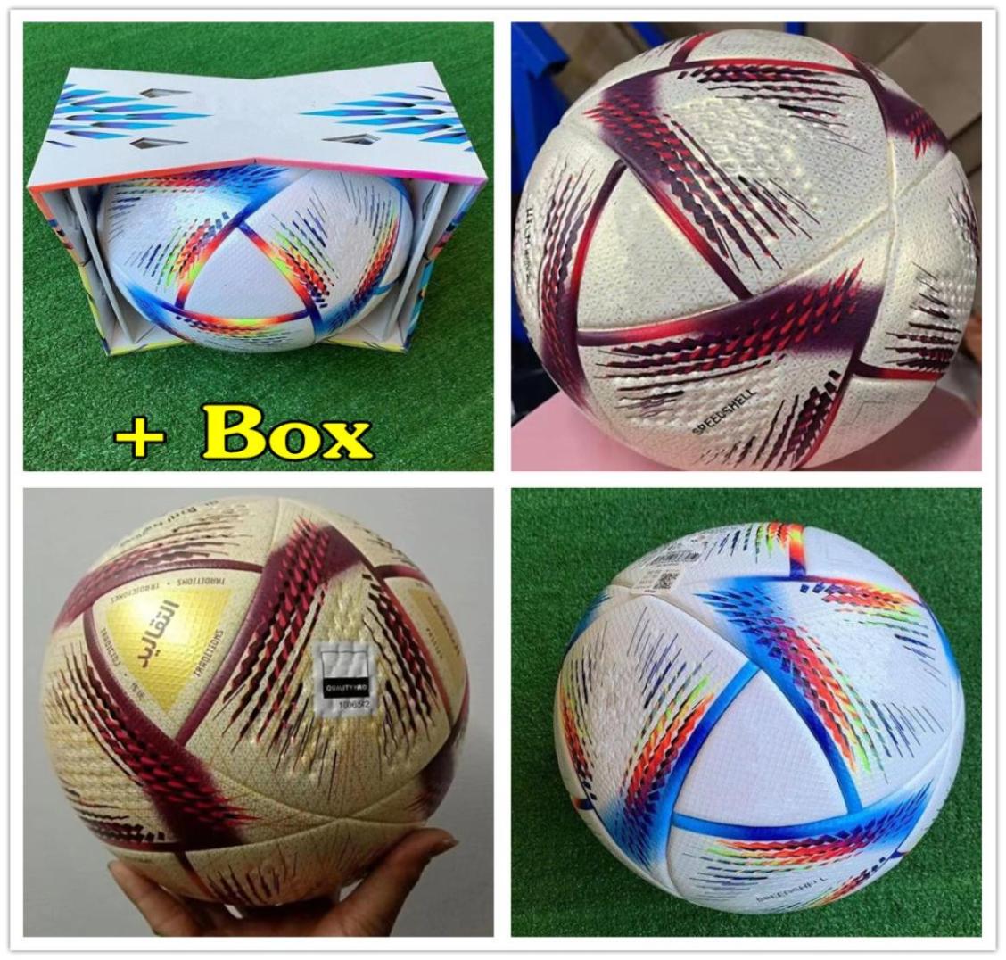 

New top World 2022 Cup soccer Ball Size 5 highgrade nice match football Ship the balls without air9092046