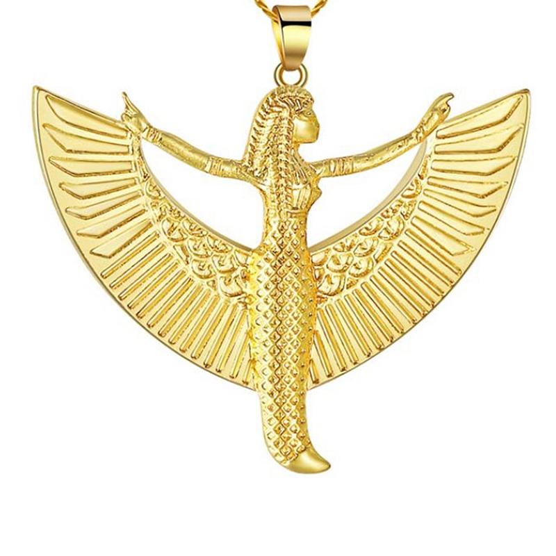 Pendant Necklaces Trend Egyptian Isis Goddess Necklace For Women Occult Deity Gold Wing Chains Jewelry LoverPendant
Pendant Necklaces Trend Egyptian Isis Goddess Necklace For Women Occult Deity Gold Wing Chains Jewelry LoverPendant