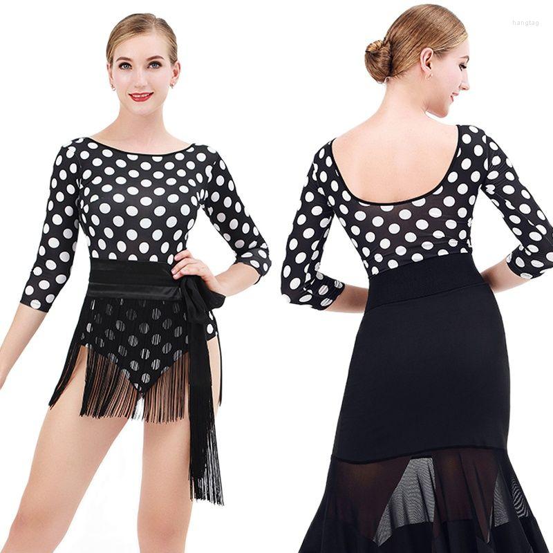 Stage Wear Latin Dance Tops Women Clothes Ballroom Practice Costume Salsa Outfit Tap Dancewear American Clothing DL7448, Floral
Stage Wear Latin Dance Tops Women Clothes Ballroom Practice Costume Salsa Outfit Tap Dancewear American Clothing DL7448, Floral