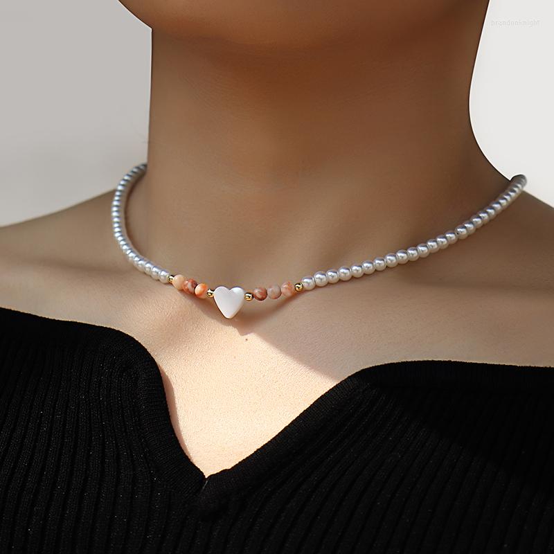 Choker Vintage Shells Heart Star Necklace Women 2023 Simple Imitation Pearl For Jewelry Gift
Choker Vintage Shells Heart Star Necklace Women 2023 Simple Imitation Pearl For Jewelry Gift