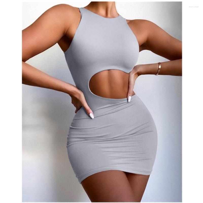 Casual Dresses Sexy Waist Hollowed Mini Dress Sleeveless Slim 2023 Elegant Women Exposure Vestidos O-neck Wrapped Hip Skirt, Red
Casual Dresses Sexy Waist Hollowed Mini Dress Sleeveless Slim 2023 Elegant Women Exposure Vestidos O-neck Wrapped Hip Skirt, Red