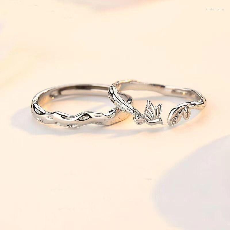 Wedding Rings Silver Color Couple Ring For Lovers Forever Endless Lovebirds Adjustable Open Engagement Jewelry
Wedding Rings Silver Color Couple Ring For Lovers Forever Endless Lovebirds Adjustable Open Engagement Jewelry